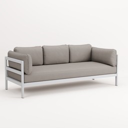 TIPTOE EASY SOFA 3 TO 4 SEATS - AUSTRAL GREY - SAND BEIGE--6