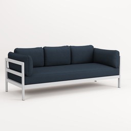 TIPTOE EASY SOFA 3 TO 4 SEATS - AUSTRAL GREY - MIDNIGHT BLUE--8