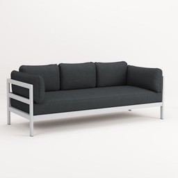 TIPTOE EASY SOFA 3 TO 4 SEATS - AUSTRAL GREY - SLATE GREY--2