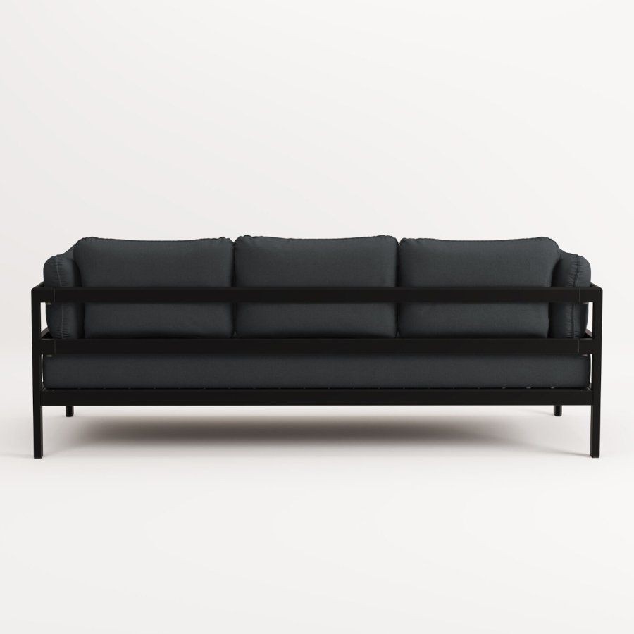 TIPTOE EASY SOFA 3 TO 4 SEATS - GRAPHITE BLACK - SLATE GREY--13