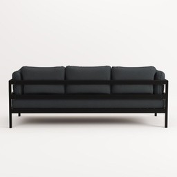 EASY CORNER SOFA – 3 TO 4 SEATS - GRAPHITE BLACK - SLATE GREY--13