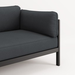 TIPTOE EASY SOFA 3 TO 4 SEATS - GRAPHITE BLACK - SLATE GREY--15