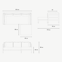 EASY CORNER SOFA – 3 TO 4 SEATS--32