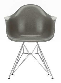 Vitra Eames Fiberglass Armchair DAR - Schale / Eames raw umber--0