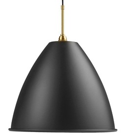 Gubi Bestlite BL9L Pendant - charcoal black / brass--1