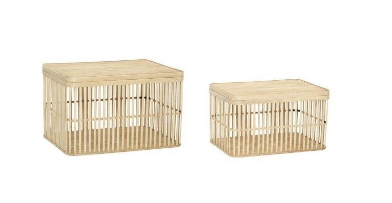 Huebsch Cheery Baskets Natural (set of 2)--0