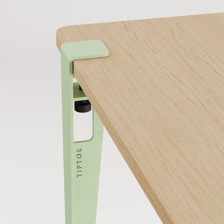 Tiptoe Kids Desk - Solid Oak - Dino Green--7