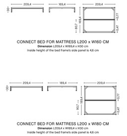 CONNECT BED-FOR BOX MATTRESS--22