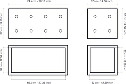 Lyon Beton Dice Combo – 2M+2L--4