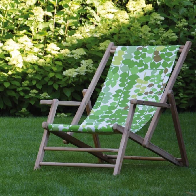 Jan Kurtz Maxx Deckchair - Blume Greenwich leaf--4