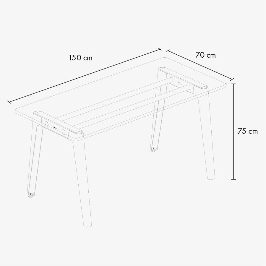 Tiptoe NEW MODERN desk – recycled plastic--21