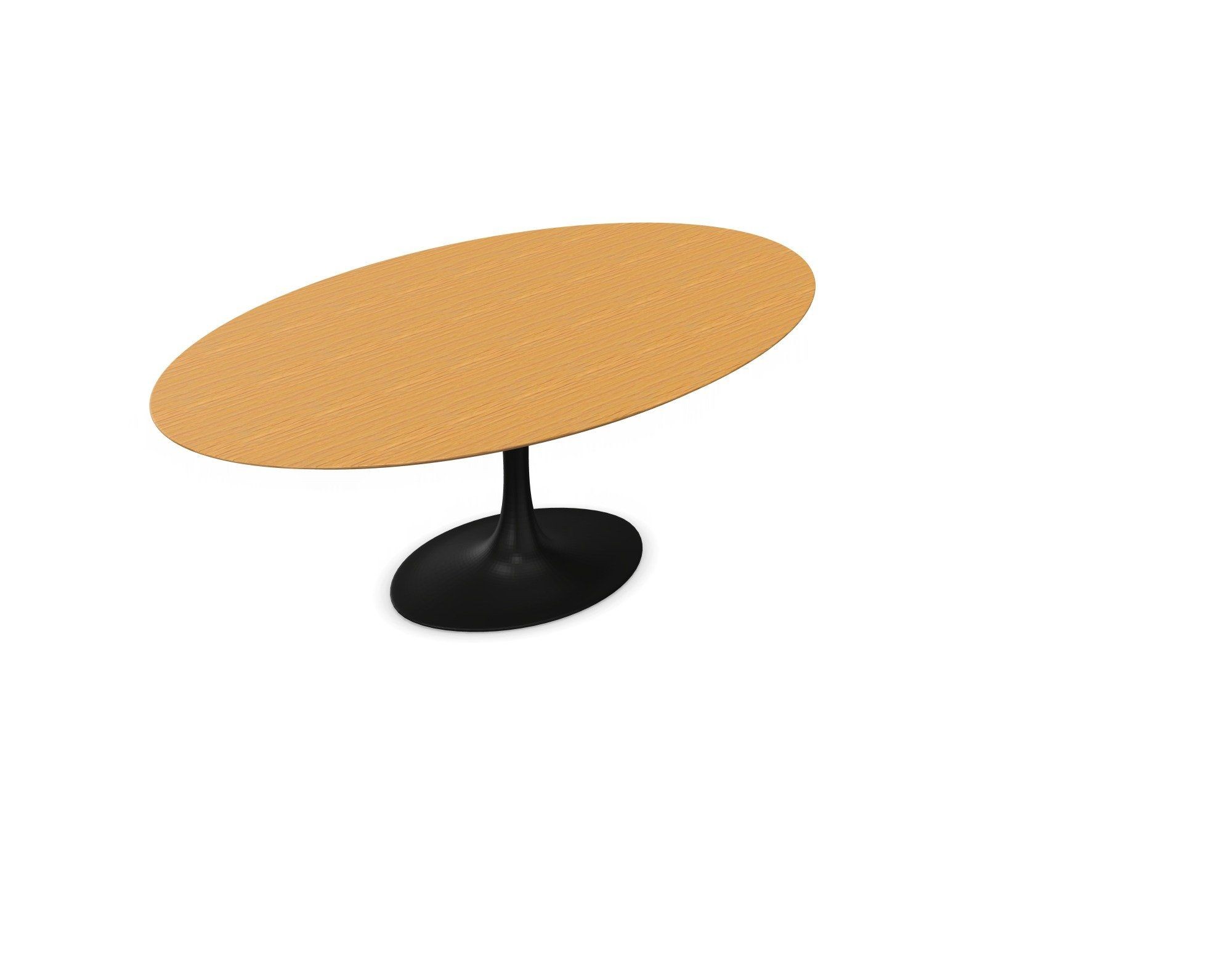 Knoll International Saarinen Tisch Oval - Eiche Natur --14