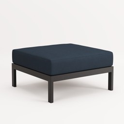 EASY OTTOMAN – CORNER UNIT - GRAPHITE BLACK - MIDNIGHT BLUE--7