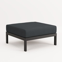 EASY OTTOMAN – CORNER UNIT - GRAPHITE BLACK - SLATE GREY--1