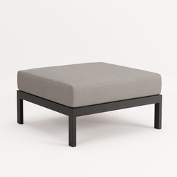 EASY OTTOMAN – CORNER UNIT - GRAPHITE BLACK - SAND BEIGE--5