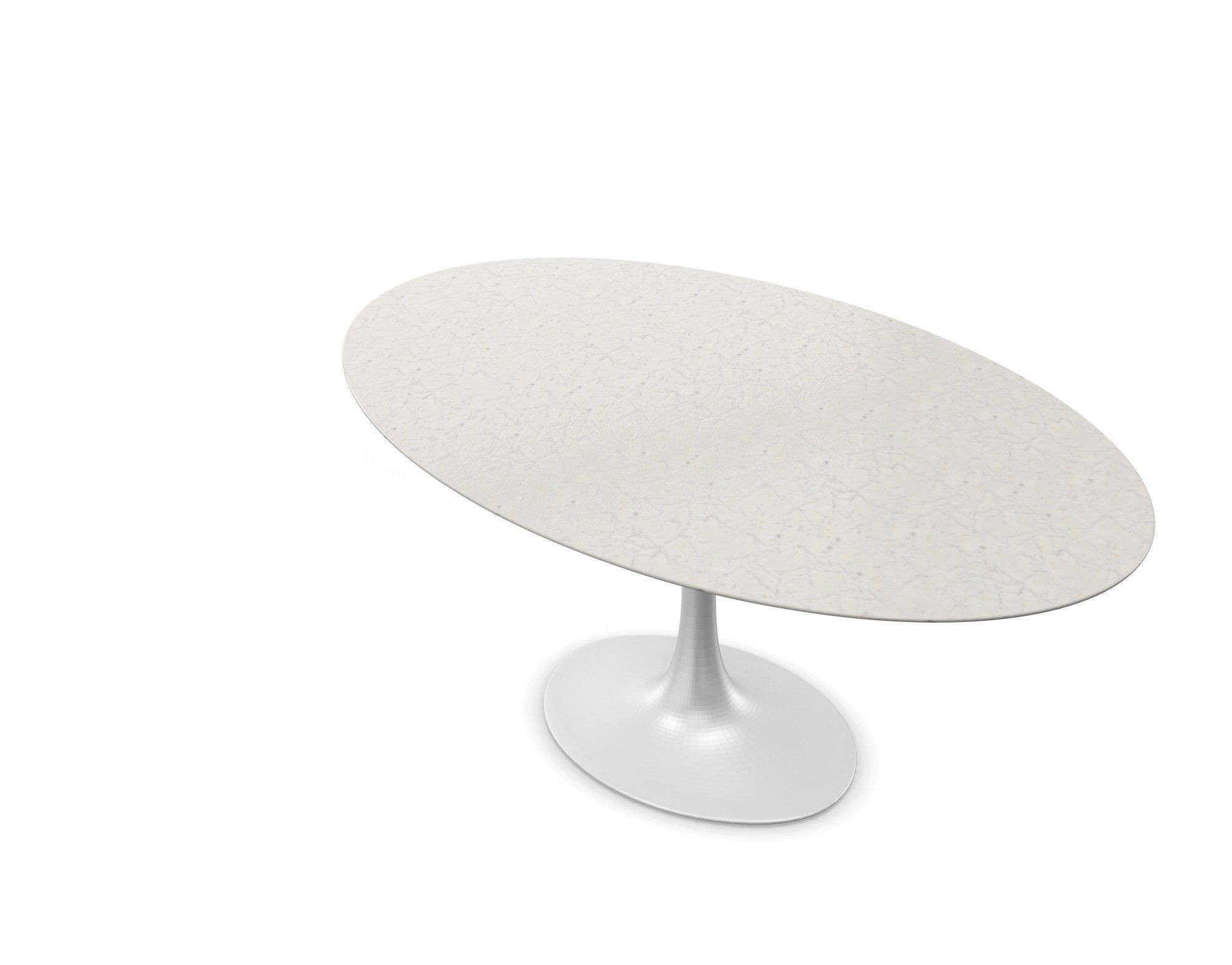 Knoll International Saarinen Tisch Oval - Marmor Statuarietto--24