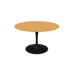 Knoll International Saarinen Dining Table, Ø 120 cm schwarz - Eiche Natur--7