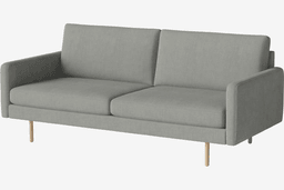 Bolia Scandinavia Remix 2½ Sitzer Sofa - 20 cm große weißpigmentierte geölte Eiche--0