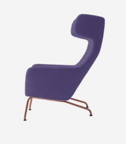 Softline Havana Ohrensessel - Felt - 581 Eggplant--3