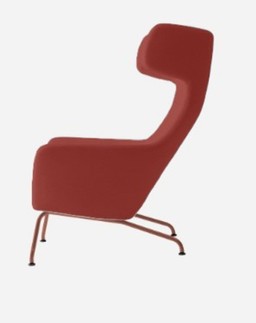 Softline Havana Ohrensessel - Felt Melange - 297 Dark Red--15