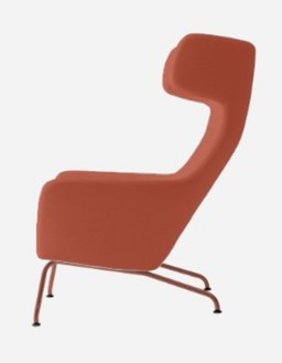 Softline Havana Ohrensessel - Felt Melange - 298 Red--16