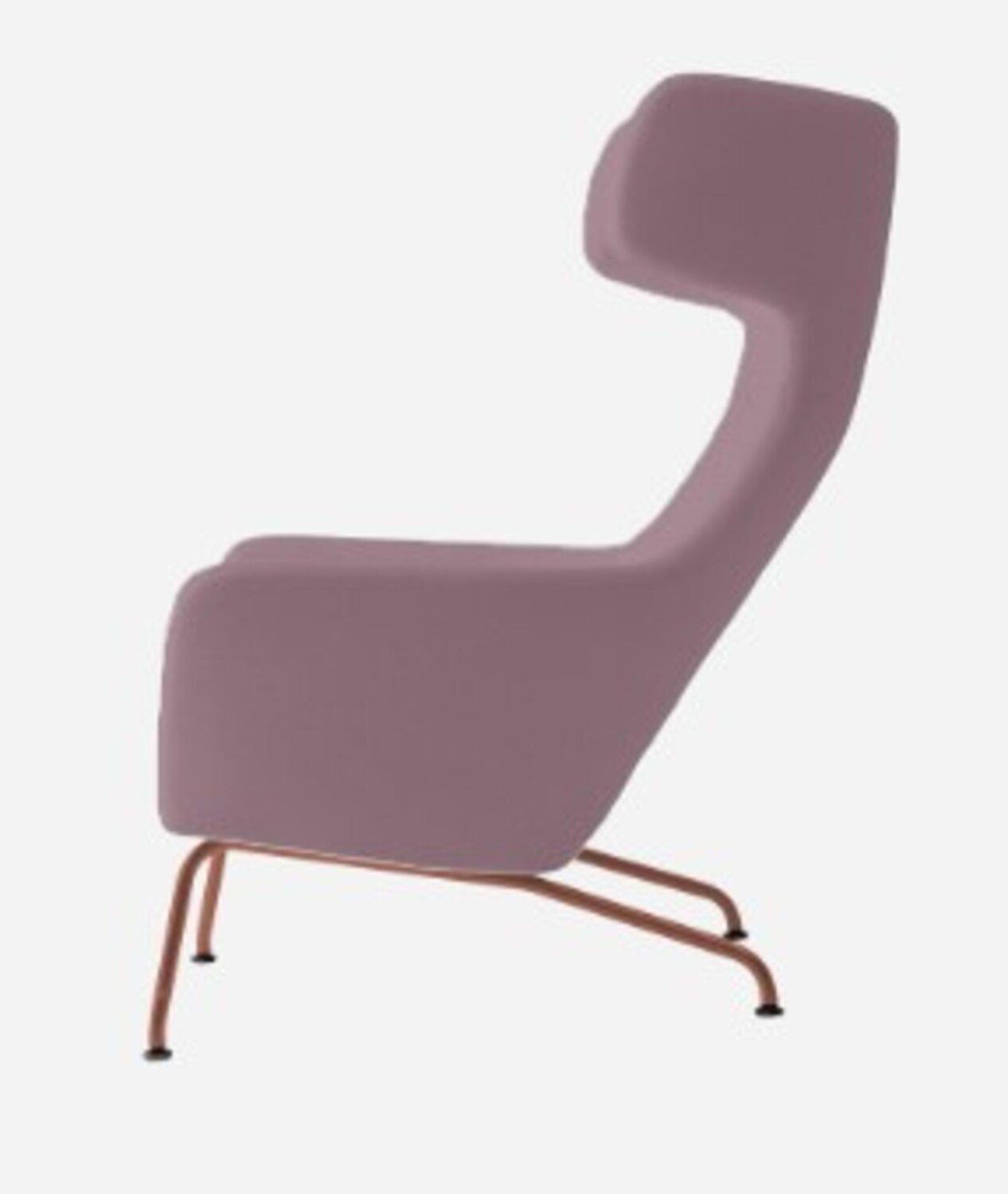 Softline Havana Ohrensessel - Felt Melange - 640 Purple--23