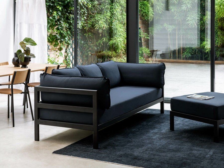 EASY CORNER SOFA – 3 TO 4 SEATS - GRAPHITE BLACK - MIDNIGHT BLUE--26