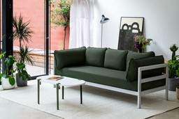 TIPTOE EASY SOFA 3 TO 4 SEATS - AUSTRAL GREY - FOREST GREEN --26