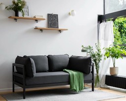 TIPTOE EASY SOFA – 2 SEATS - GRAPHITE BLACK - SLATE GREY--20