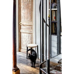 Tiptoe LOU stool – solid wood - Solid Beech - Graphite Black--28