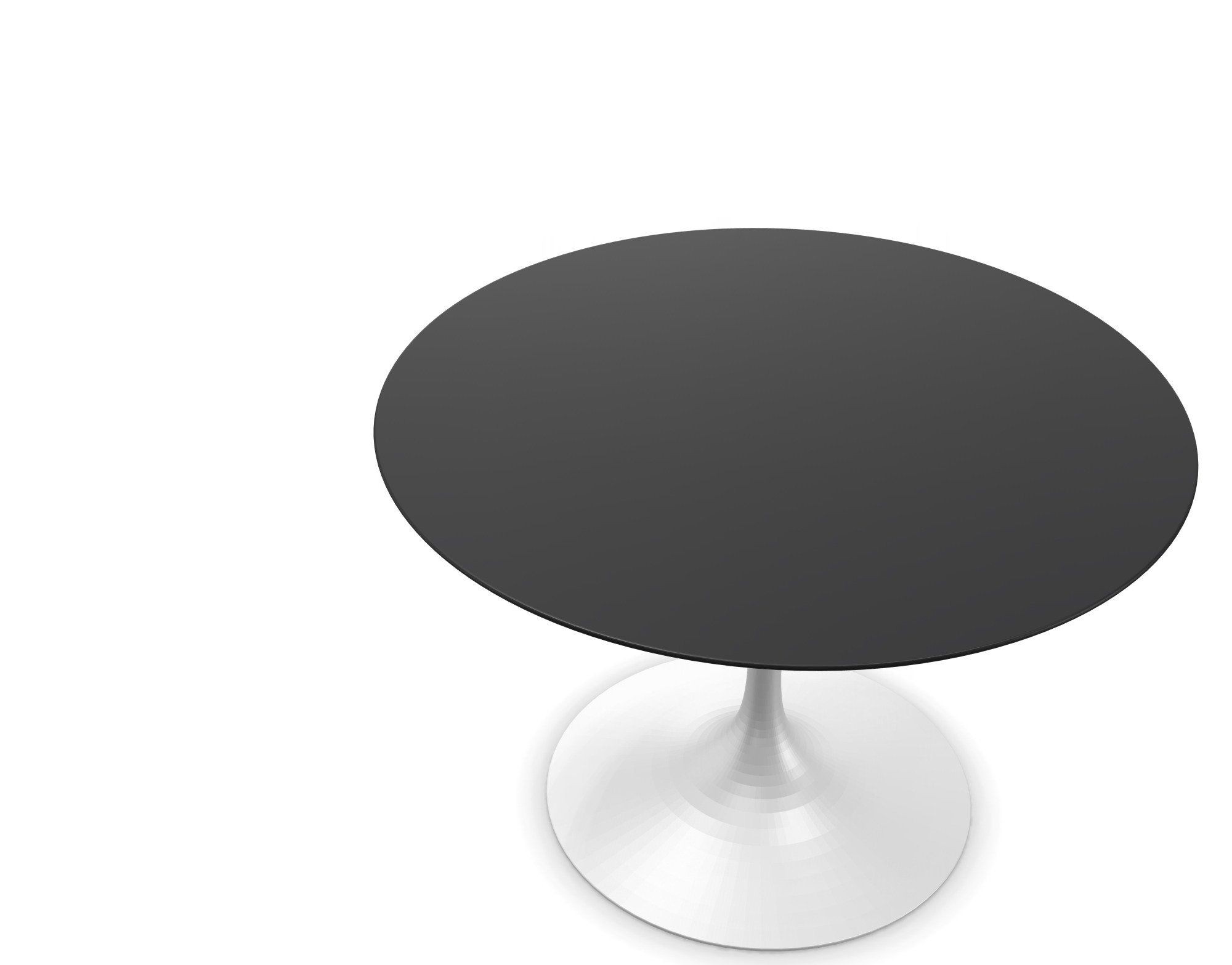 Knoll International Saarinen Esstisch, Ø 107 cm - Fenix Schwarz - Weiß--17