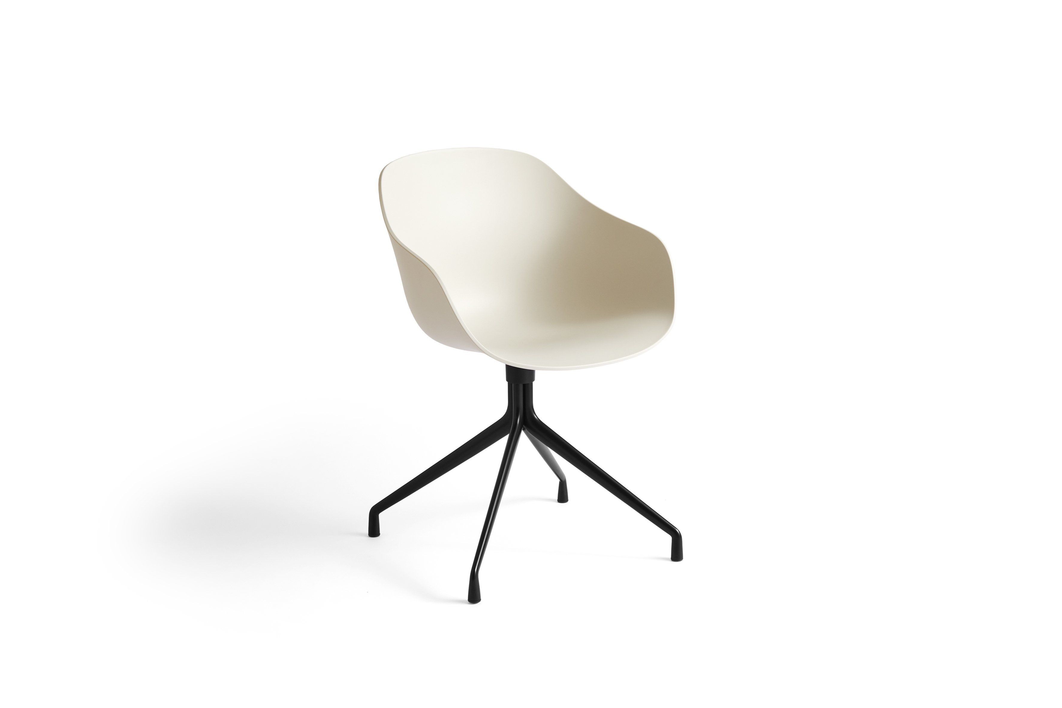 Hay AAC 220 Chair - Black Powder Melange Cream--1