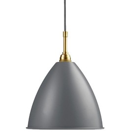 Gubi Bestlite BL9M Pendant - Grey / Brass--11