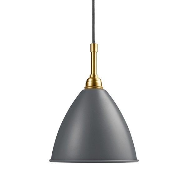 Gubi Bestlite BL9S Pendant - grey / brass--11