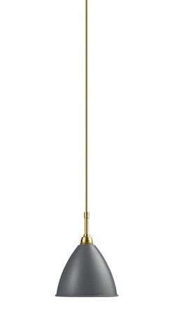 Gubi Bestlite BL9S Pendant - Brass / Grey Semi Matt--6