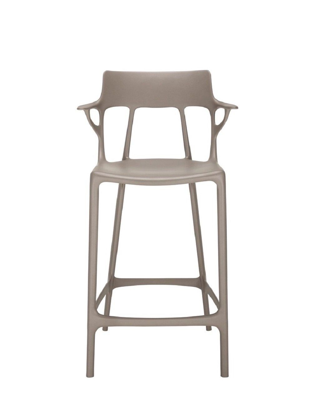 Kartell A.I. Stool Recycled - Grau - 65 cm--1