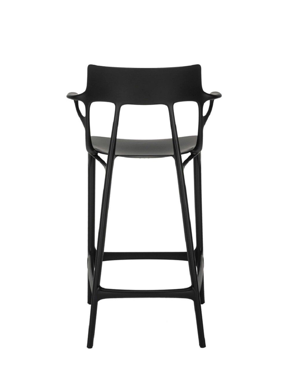 Kartell A.I. Stool Recycled - Schwarz - 65 cm--7