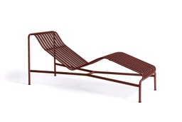 Hay Palissade Chaise Longue-Iron Red--4