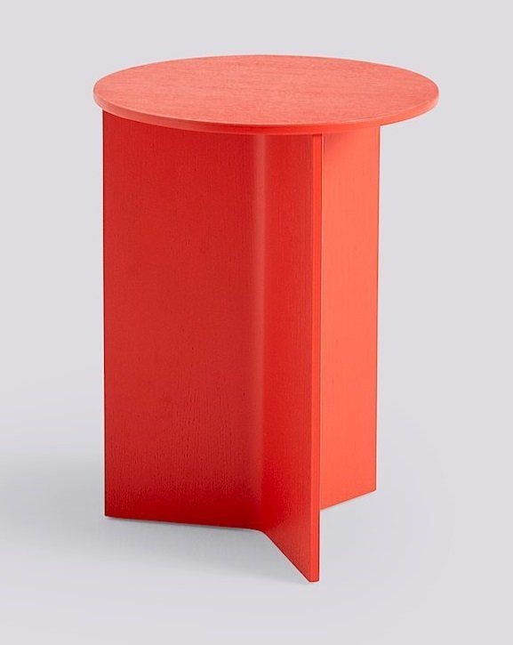 HAY SLIT TABLE WOOD- HIGH CANDY RED--10