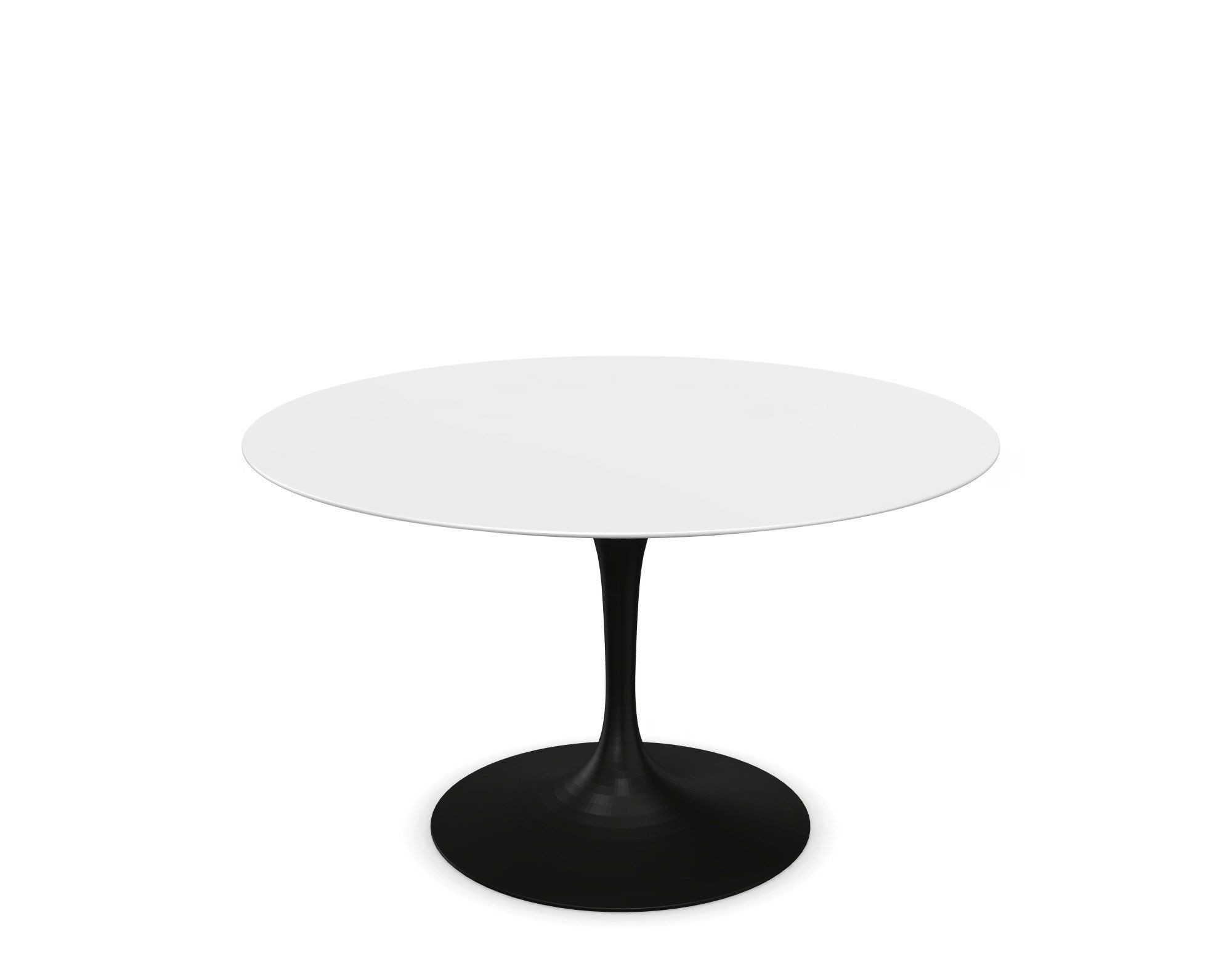 Knoll International Saarinen Dining Table, Ø 120 cm schwarz - Laminat weiß--8