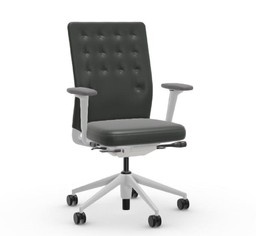 VITRA ID CHAIR - ID TRIM LEDER - Rahmenfarbe,  53 soft grey - Bezugsfarbe, Leder  jade--29