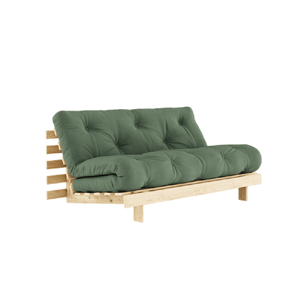 KARUP DESIGN ROOTS 160 SOFA BED -  756 Olivengrün--11