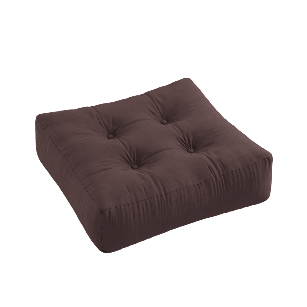 Karup Design More Pouf: 715 Brown--0