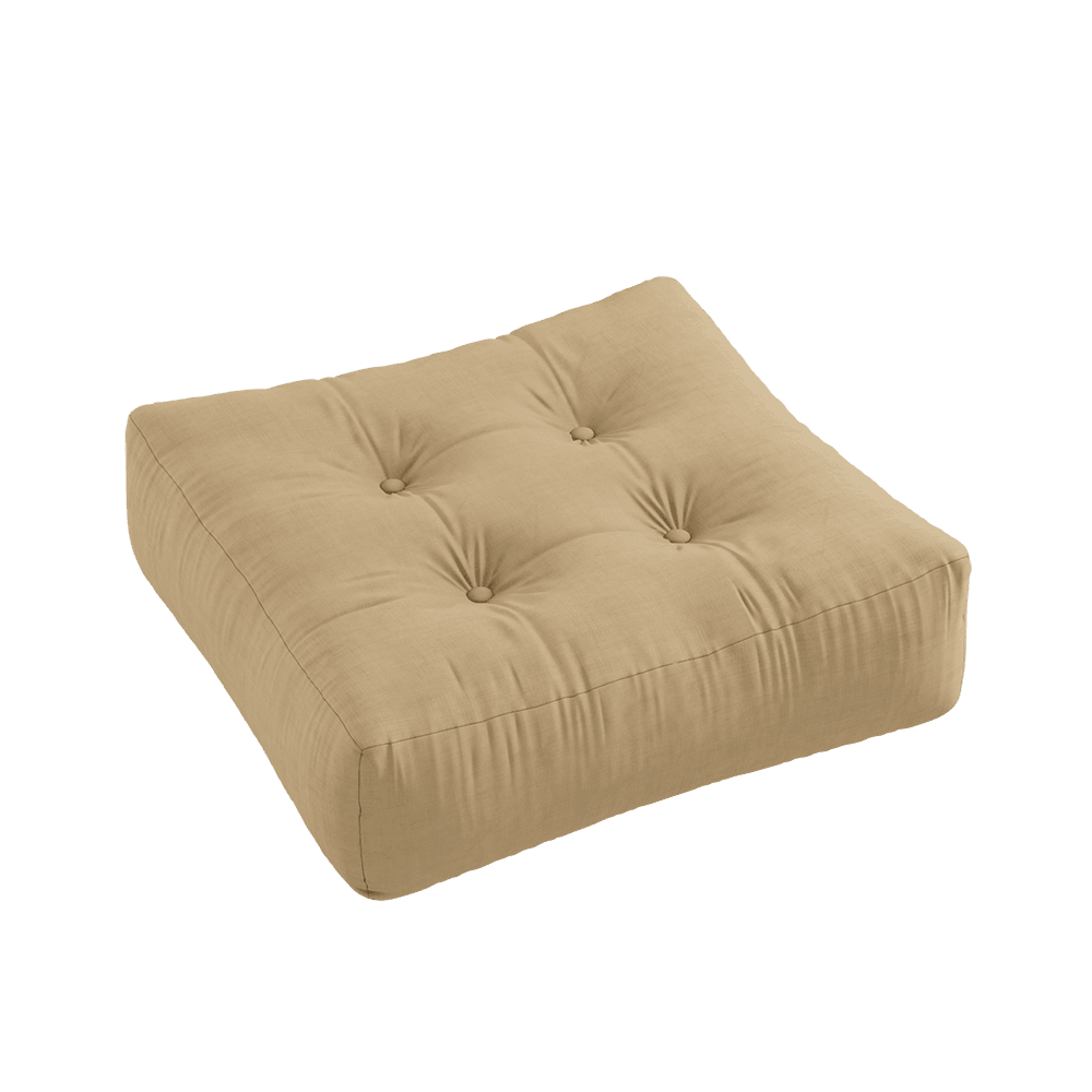 Karup Design More Pouf: 758 Wheat Beige--2