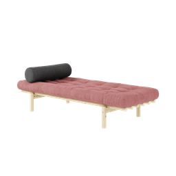 KARUP NEXT DAYBED - 101 Clear lacquered - 516 Sorbet Pink--19