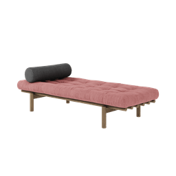 KARUP NEXT DAYBED - 106 Carob Brown lacquered - 516 Sorbet Pink--17