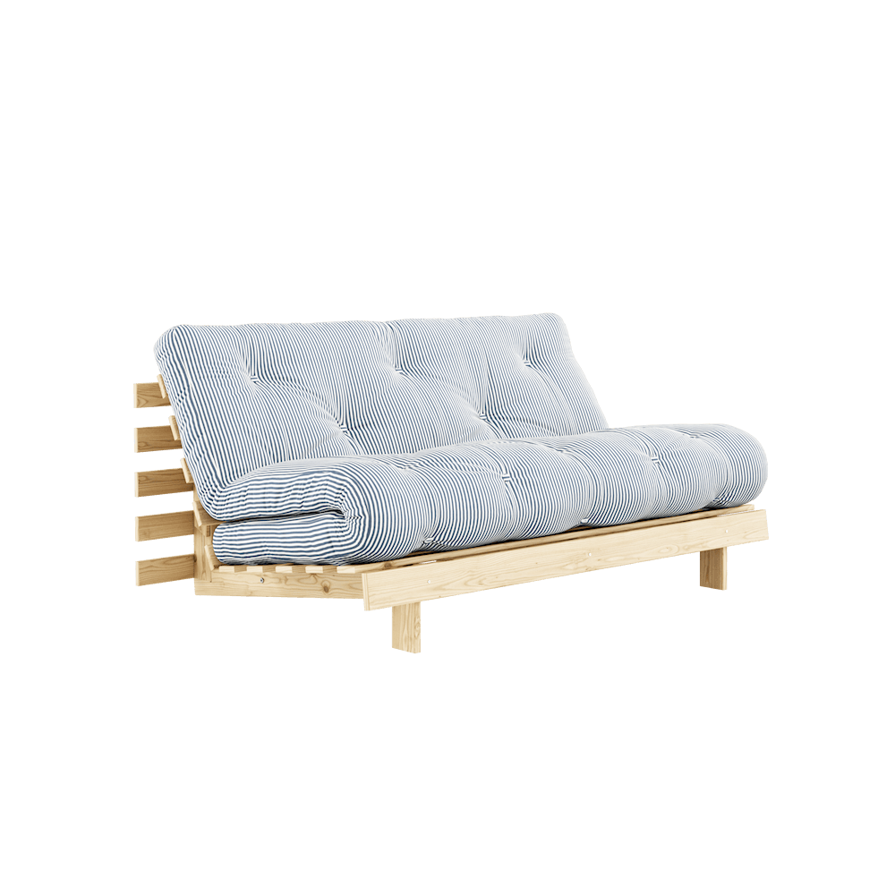 Karup Design Roots 160 Sofa Bed - 100 Raw - 611 Beach Blue--82