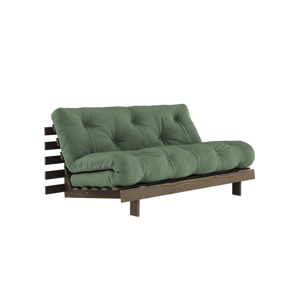 KARUP DESIGN ROOTS 160 Sofa Bed - Carob Brown - Olive Green--57