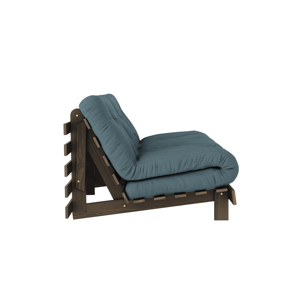 KARUP DESIGN ROOTS 160 Sofa Bed - Carob Brown - Petrol Blue--64