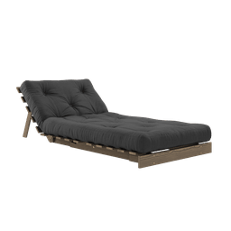 Karup Design Roots - Einsitzer Schlafsofa - Carob Brown - Dark Grey--37